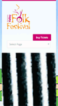 Mobile Screenshot of kangaroovalleyfolkfestival.com.au